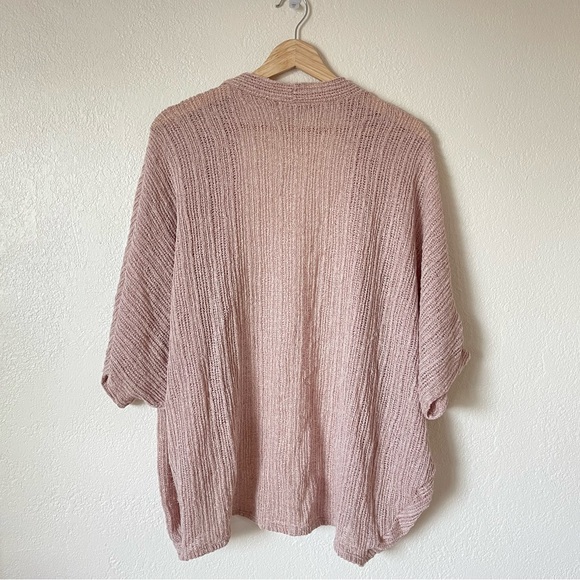 NWT GeeGee Dolman Sleeve Knit Cardigan Mauve Blush Pink - Picture 3 of 5